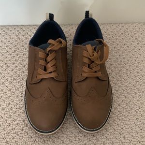 Boys brown dress shoes